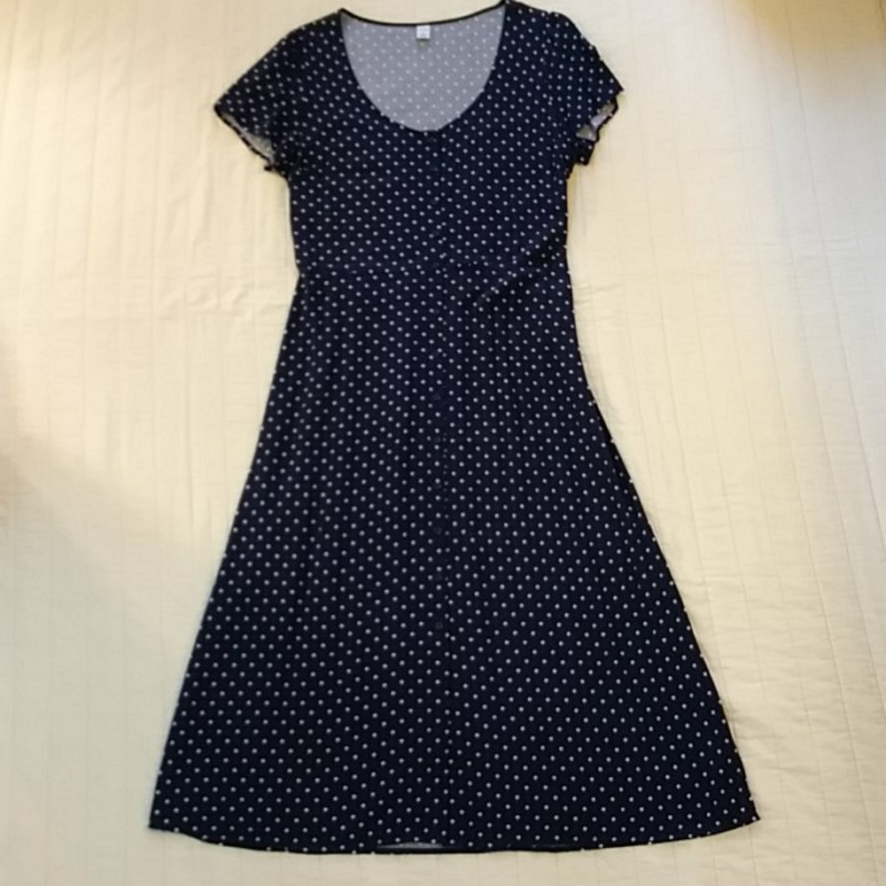 Old Navy Tall Polka Dot Midi Dress